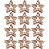Laser Cutout Star Hair Clips Girl Ponytail Claw Shark Clip Back of Head Hair Accessories