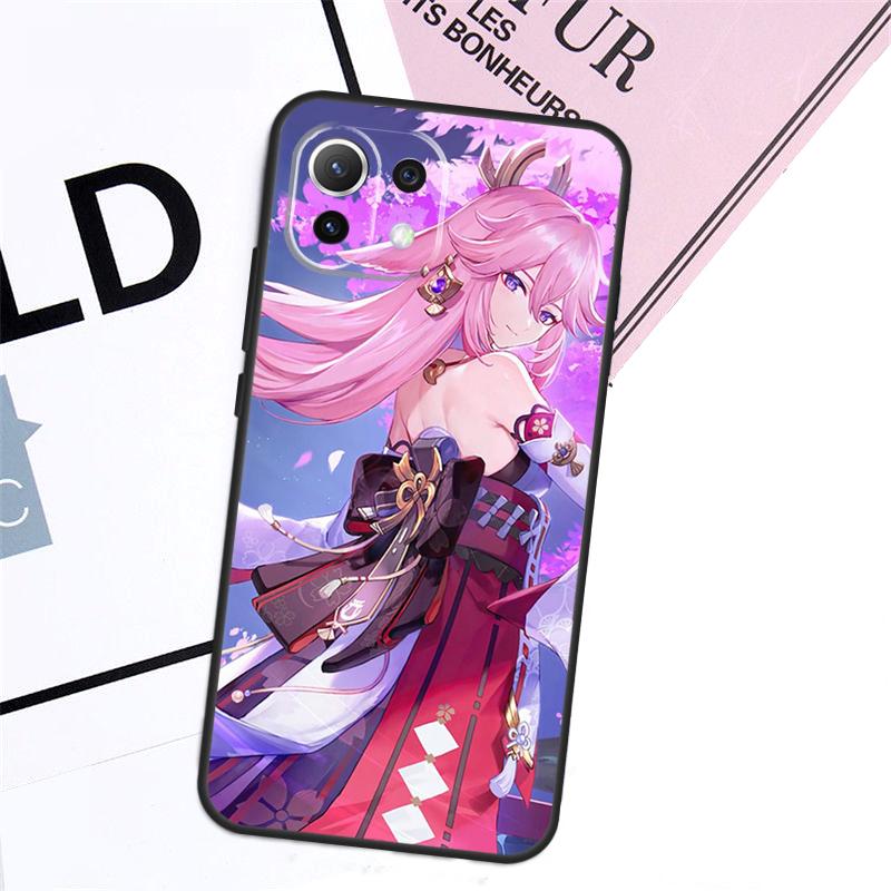 

Genshin Impact Yae MIko Case For Xiaomi 17 Pro Max 14 15 Ultra 13T 14T 15T Pro POCO F8 F7 F5 F6 X5 X6 X7 Pro Cover POCO X5 Pro