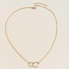 Women's Korean Geometric Cross Clavicle Chain Necklace - Versatile, Stylish, Simple