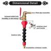 1Pcs System Coolant Misting Angle Grinder Water Sprayer  For Marble Brick Tile Cutting