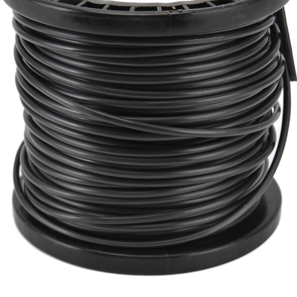 3.3mm String Trimmer Line High Cutting Efficiency Low Noise Quadrate Black Trimmer Line for Most Lawn Mowers Farm