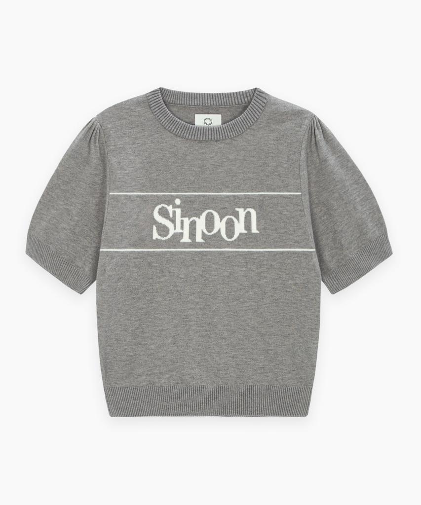 SINOON Sinoon Logo Half Knit (Melange Gray)
