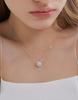 Hyeres Lor Essence Silver (W) Moissanite Lily Valley Necklace Hl4N5A446W9450