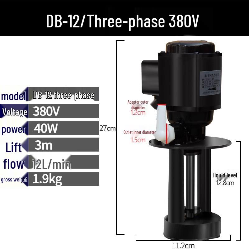 Three-Phase High-Pressure Submersible Grinder Oil Pump