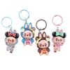 Cartoon Big Card Transparent Rag Cloth Keychain Pendant Cute Bag Backpack Student Schoolbag Pendant Couple Gift