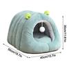 Comfortable Warm Soft Cat Cave Bed Cozy Deep Sleep Small Pet Bed Portable Pet Supplies Pet House Kennel Puppy