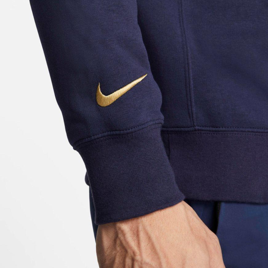 Nike Fleece Lined Casual Sports, Winter Sweatshirt Men's Dark Blue DD4504-498