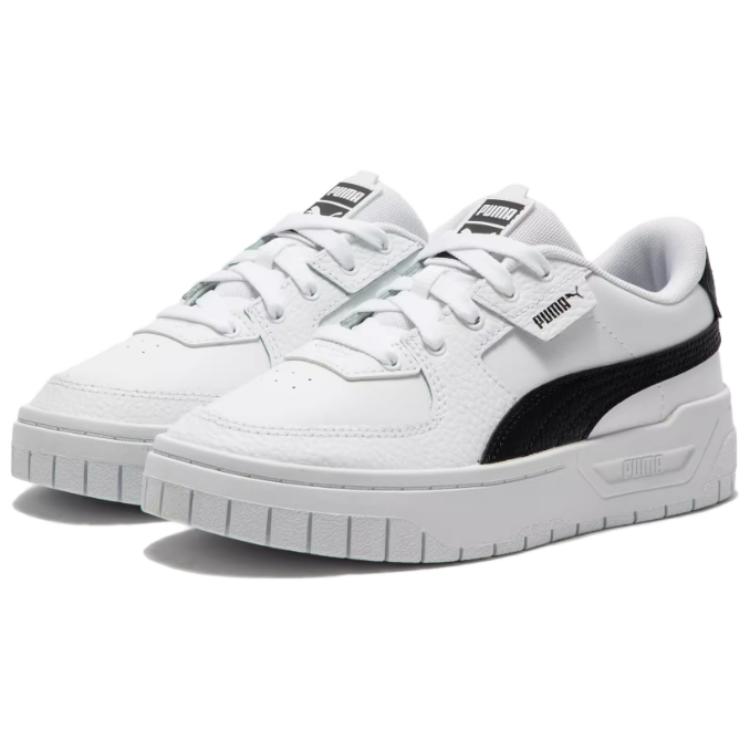 Puma Cali Dream Comfortable Durable Lightweight Low-Top Skate Shoes Women sneaker Black White 393355-05