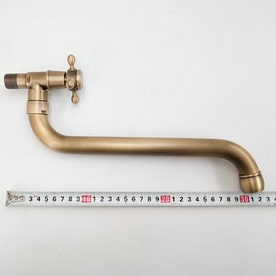 ELLEN Single Cold Facuet Wall Outdoor Mop Pool Faucet Antqiue Bronze Wall Kitchen Sink Faucet Rotatable ML982