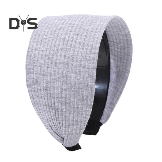 

Женский обруч для волос, однотонный, эластичный, широкий, головной убор в корейском стиле, тканевая повязка на голову, аксессуары для волос