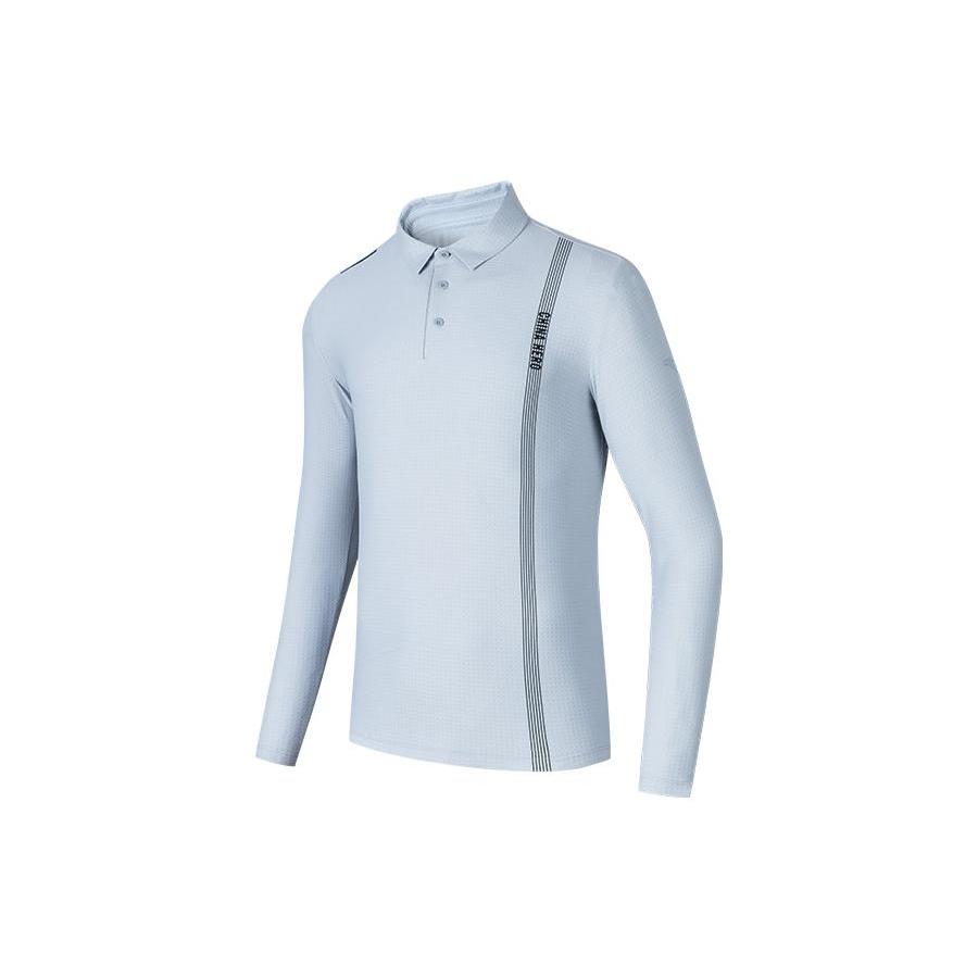 ANTA Polo Shirts Men s Moonlight Blue Polo Collar Moderate Straight Fit 152317416-1 XL