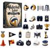Volleyball Fan Geschenke Liebhaber Adventskalender 2026, 2D Acryl Sport-Themen-Ornament Set, 24 Countdown bis Weihnachten Set Tage für Weihnachtsbaum Dekor,
