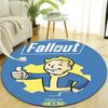 1pc NUKA-BOMBS Fallout1 Design Printed Area Round Carpet for Bedroom Living Room Home Decor Rugs Mat Non Slip Mat Rug for Bedside