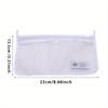 Refrigerator Storage Mesh Bag Double Compartment Hanging Pouch Kitchen Organizer Pockets with Hook Washable Fridge Net Bag