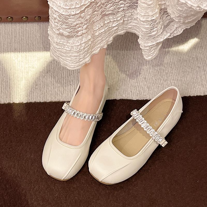 French Fairy Style Small Single Shoes Female 2025 Summer New Comfortable Versatile Round Head Light One Pedal Mary Jane Shoes