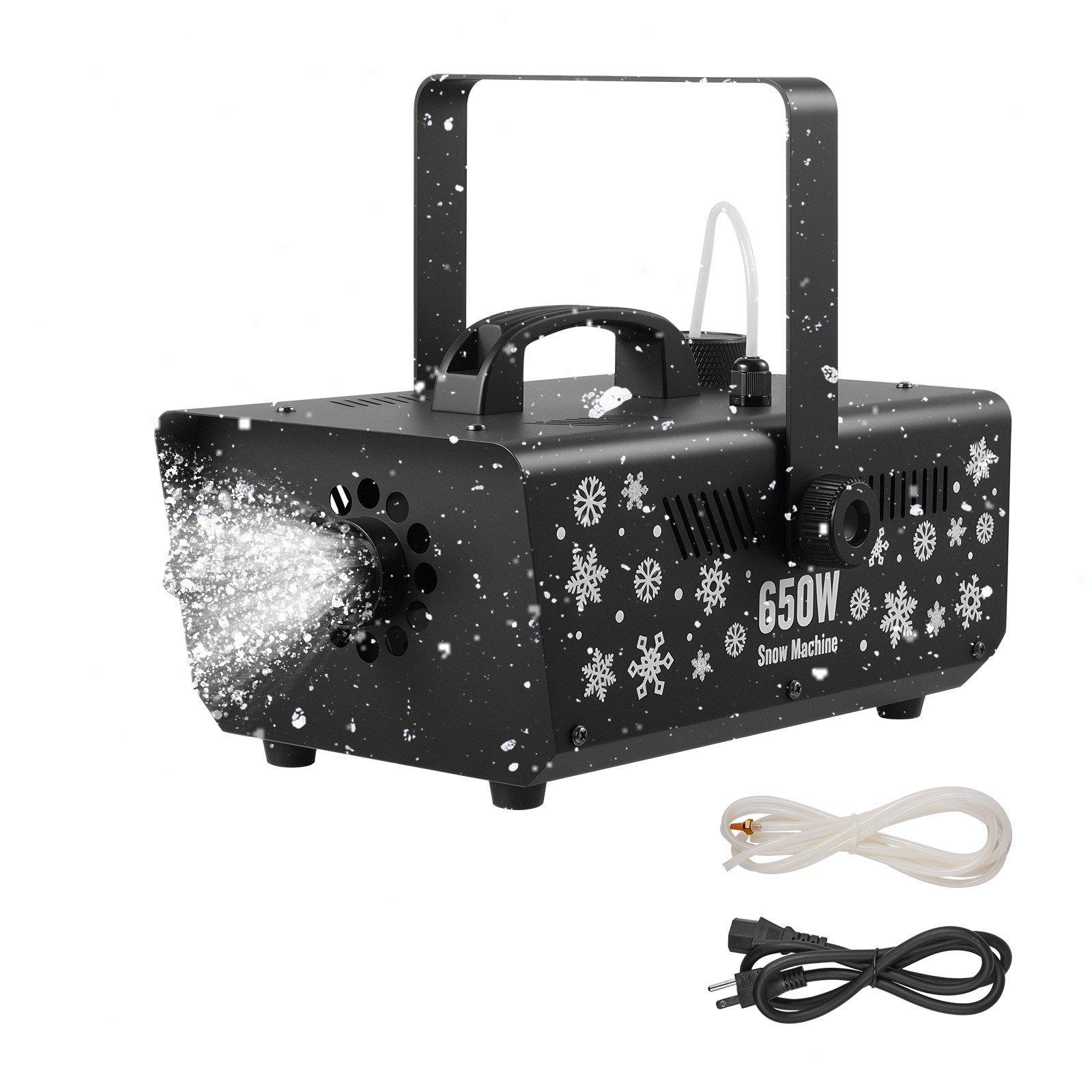 VEVOR Snow Machine, Powerful 650W Handheld/Hanging