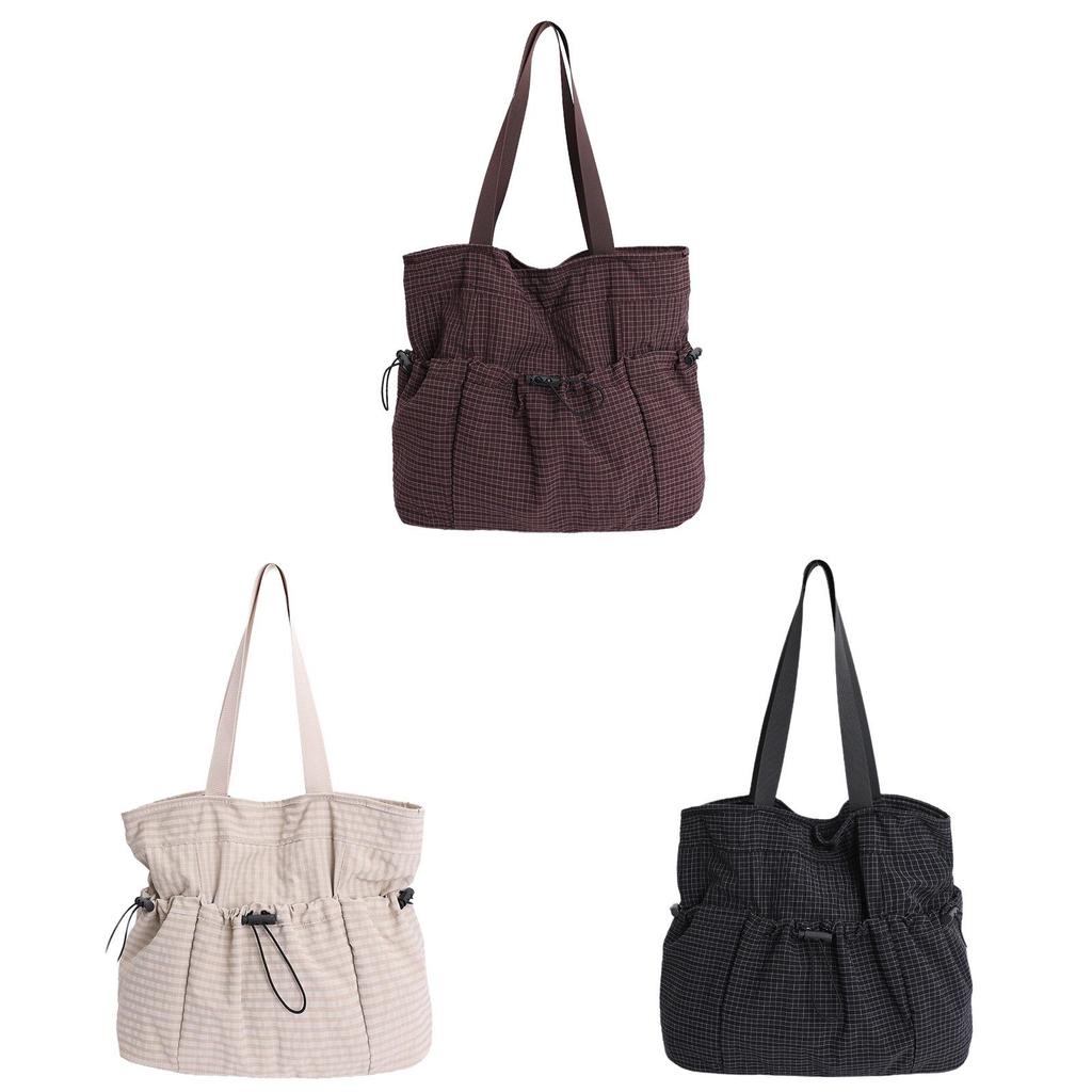 Nylon Tote Bag With Stitching For Casual Urban Daily Use
