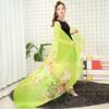 Bufanda de gasa con estampado de colores vibrantes, chal con protección solar, toalla de playa de gran tamaño, traje de baño, Tops, vestidos, cubierta Extra grande