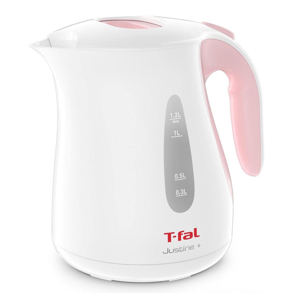 T-fal Electric Kettle, 1.2L, Large Capacity, "Justin Plus Sugar Pink" KO4907JP