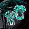 2026 New Japanese Virtual Idol Hatsune Miku Printed Short Sleeve Unisex Large Relaxed Breathable T-shirts =