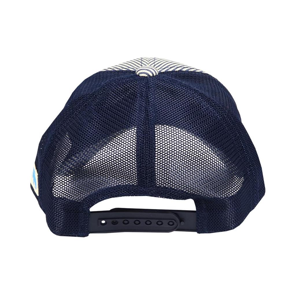 Mozu Mesh Cap for Boys and Scandinavian Brand Logo Baseball Hickory and One Size Fits All Kids' Cap, Kids' Girls, Cap, Snapback, 141-0063, Navy,