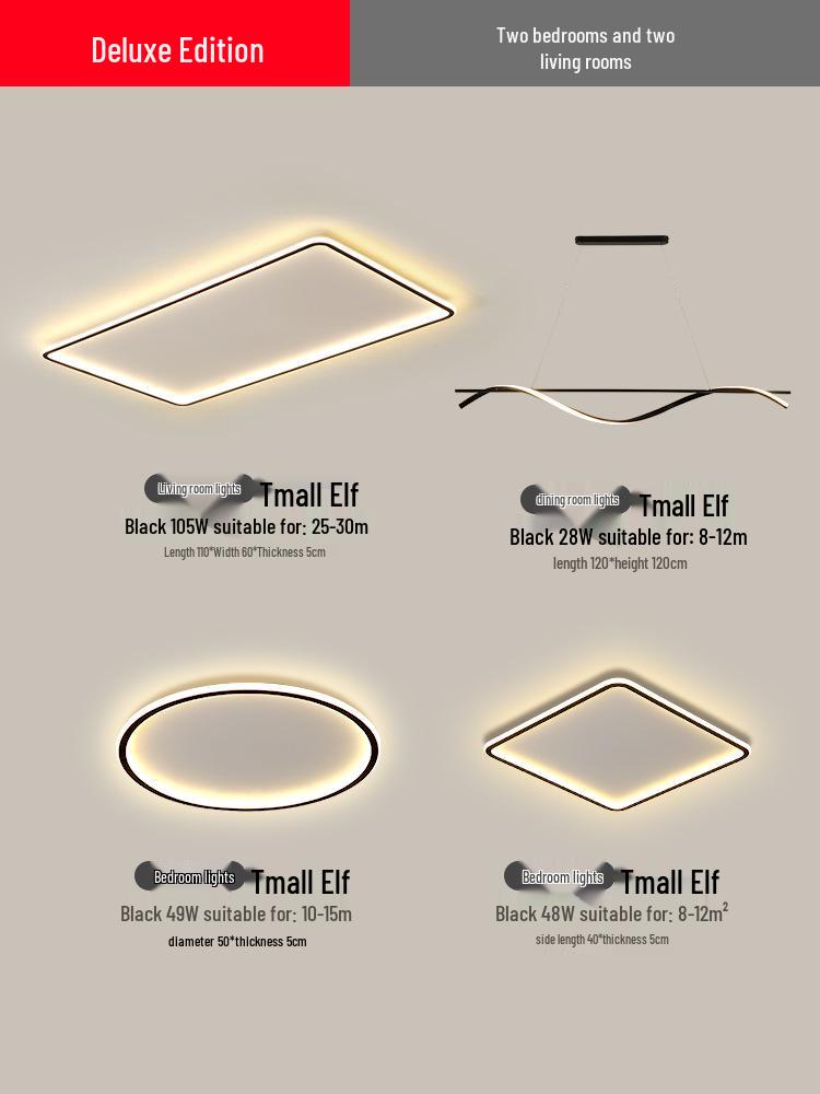 2025 Modern LED Ceiling Light with Remote Control - Minimalist Style for Master Bedroom & Living Room