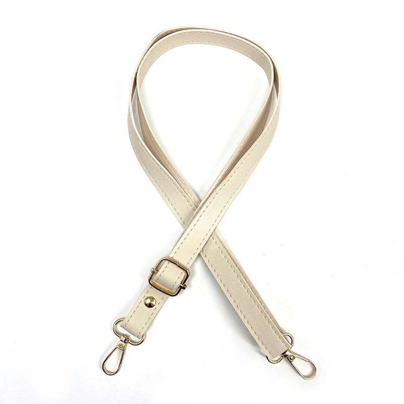 Pu Leather Shoulder Strap,Adjustable Bag Strap Replacement for Handbags Crossbody Shoulder Bag with Metal Buckles