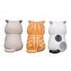 1/3Pcs Covering Face Cartoon Cat Ornament PVC Mini Kitten Figurine Statue Animal Sculpture Model Home Office Desktop Decoration