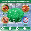 Drawstring Closure Tree Freeze Protection Round Shape Frost Blanket  Outdoor Use