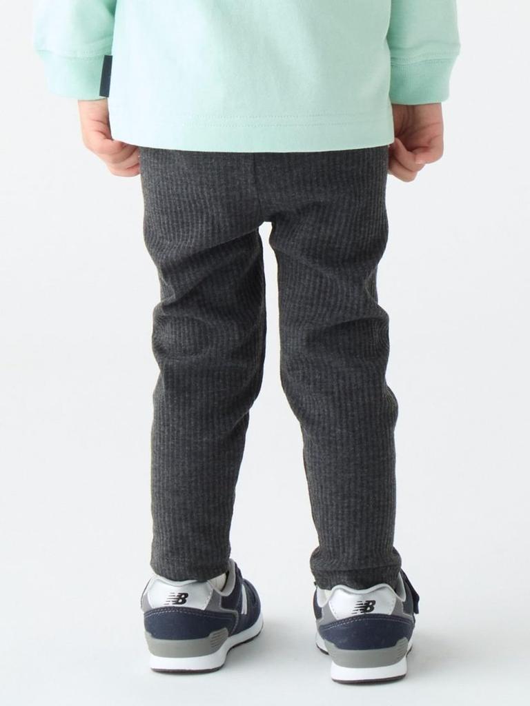 Ships Colors Ribbed Leggings, Machine Washable, Size 90-140cm, Dark Gray, 233800001