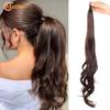 Syntetisk hestehale 32 tommer lang fleksibel sjal rundt hestehale hårforlengelser Blond Svart For kvinner Fake Tail Hairpiece Daglig bruk