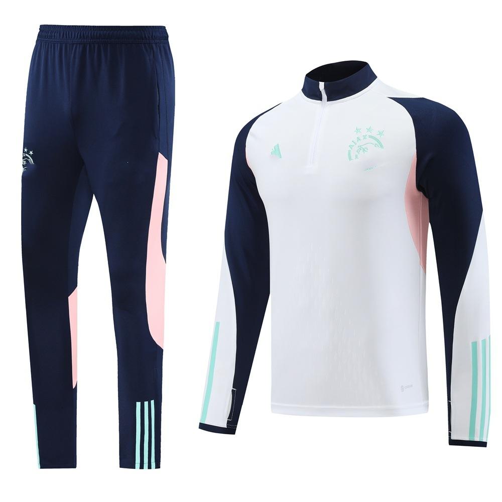 Half-Pull Long-Sleeved Set, Football Jersey, Training Jersey, Appearance Jersey, Casual, Breathable, Comfortable And Fashionable