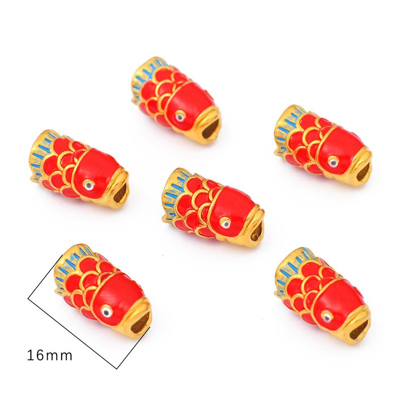 Enamel Colored Sand Gold Copper Gilded Pendant For DIY Necklace Bracelet Earrings Jewelry Making Craft Accessories