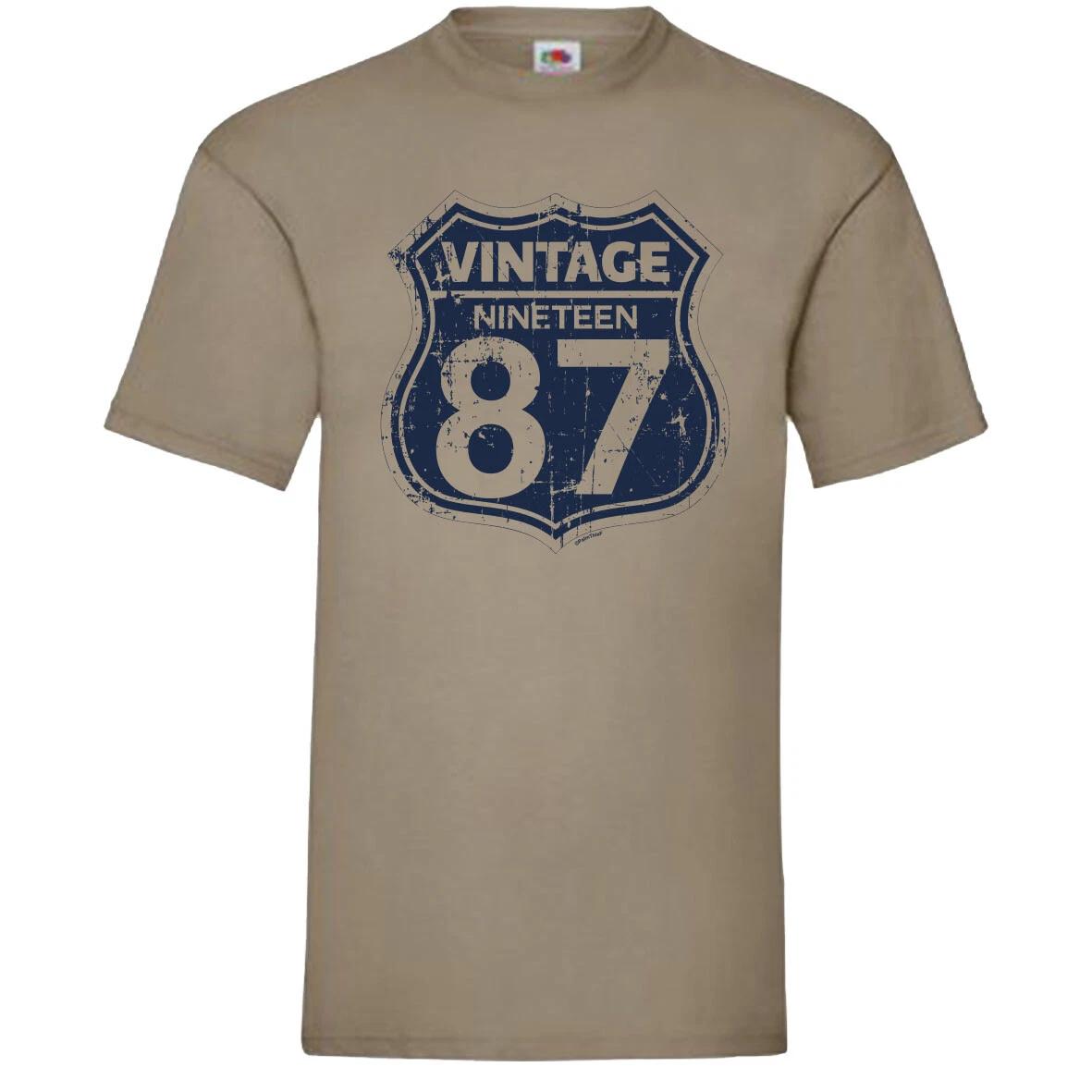 Vintage 1987 T-Shirt Birthday Gift 3XL