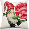 New Nordic Linen Pillowcase Summer Fruit Print Pillowcase Sofa Cushion Cover Home Furnishing