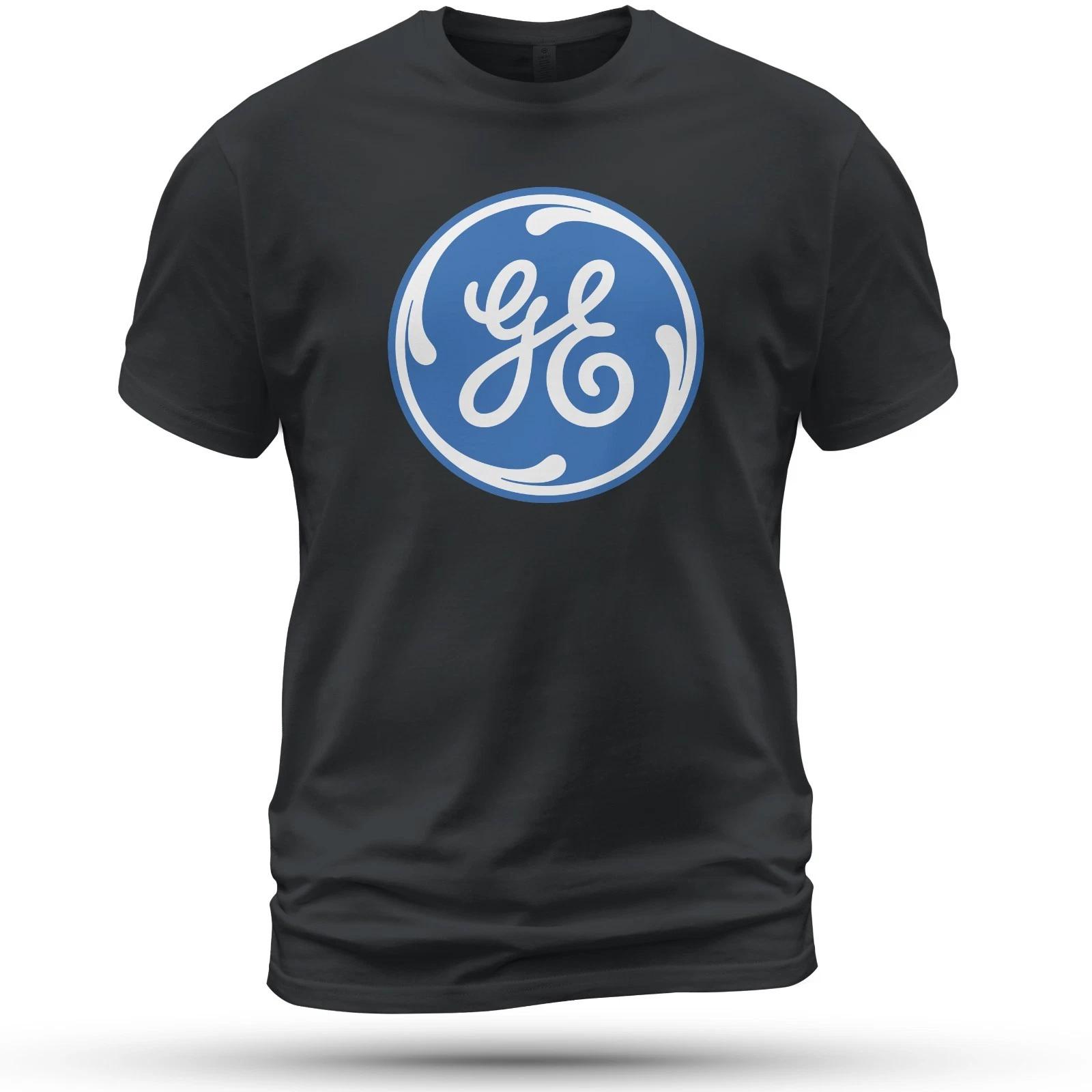 

GE General Electric Retro Logo T-Shirt Funny Size S-5XL Made in USA XL