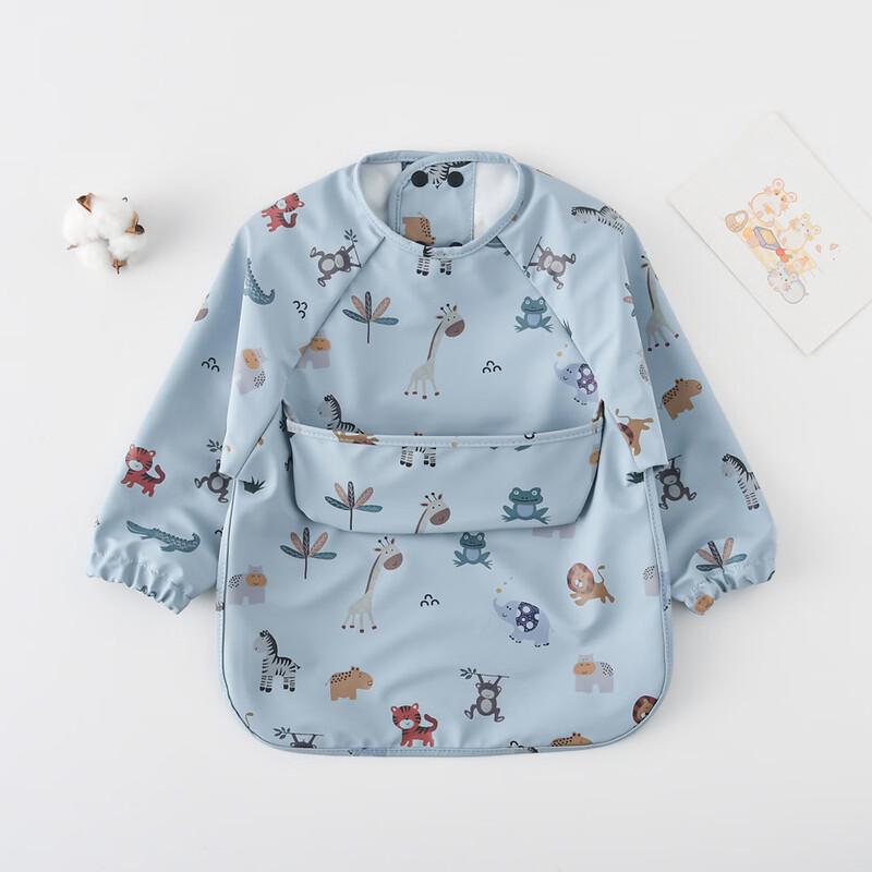 Children s Waterproof Long-Sleeve Bib Apron