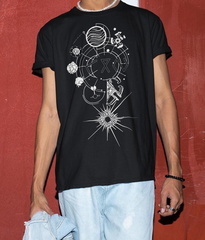 Outer Wilds Gaming Shirt, Indie Space Exploration Video Game Shirt, Retro Sci-Fi
