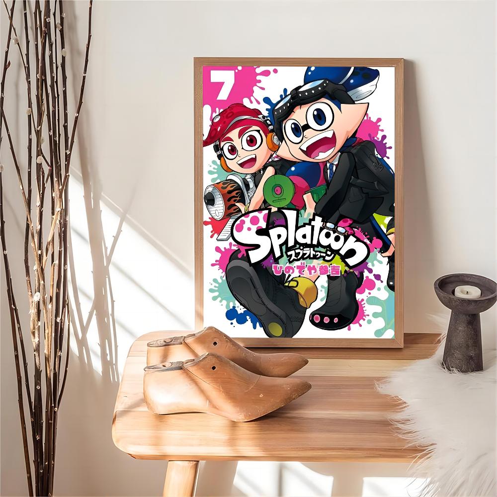 S-Splatoons serie joc DIY Poster Adeziv Fantezist Autocolant de Perete pentru Decorare Living Bar Decor de Perete