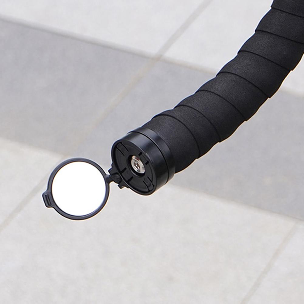 Bicycle Rearview Mirror HD Cycling Handlebar Convex Mirror Universal Riding Handlebar End Rearview Mirror for Outdoor Sports China Mainland