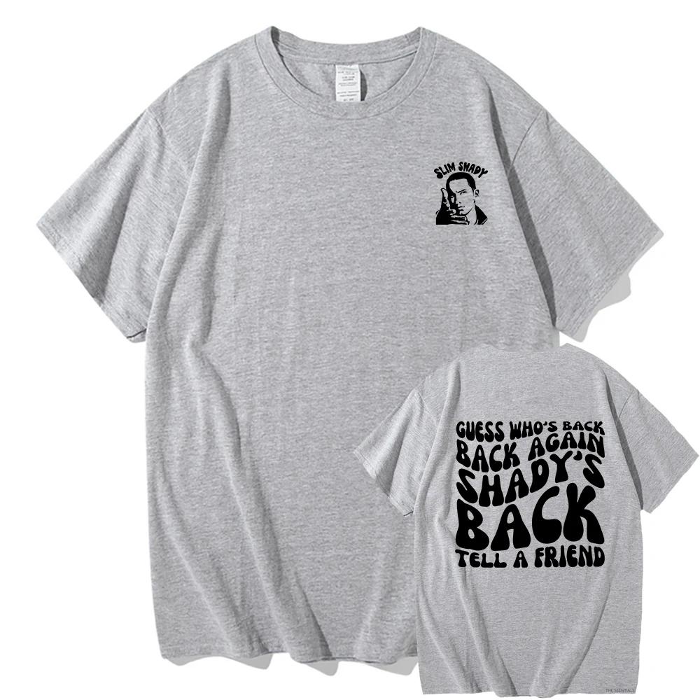 Eminem Neues Album T-Shirt Vintage Herrenbekleidung Harajuku Sommeroberteile Unisex Baumwolle Grafik T-Shirts