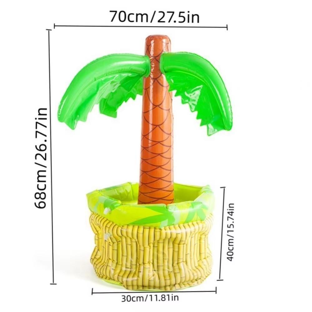Inflatable Ice Bucket Cooler Pool Accessory Cactus Drink Cooler Drink Holder  Beach Party Supplies