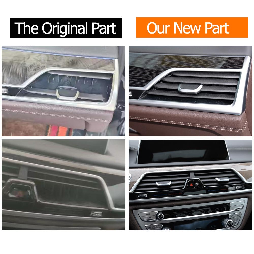 Dashboard Front Air Conditioner Ac Vent Outlet Grille Repair Kit For BMW 7 Series G11 G12 2016 2017 2018 2019 2020 730 740 750 R285