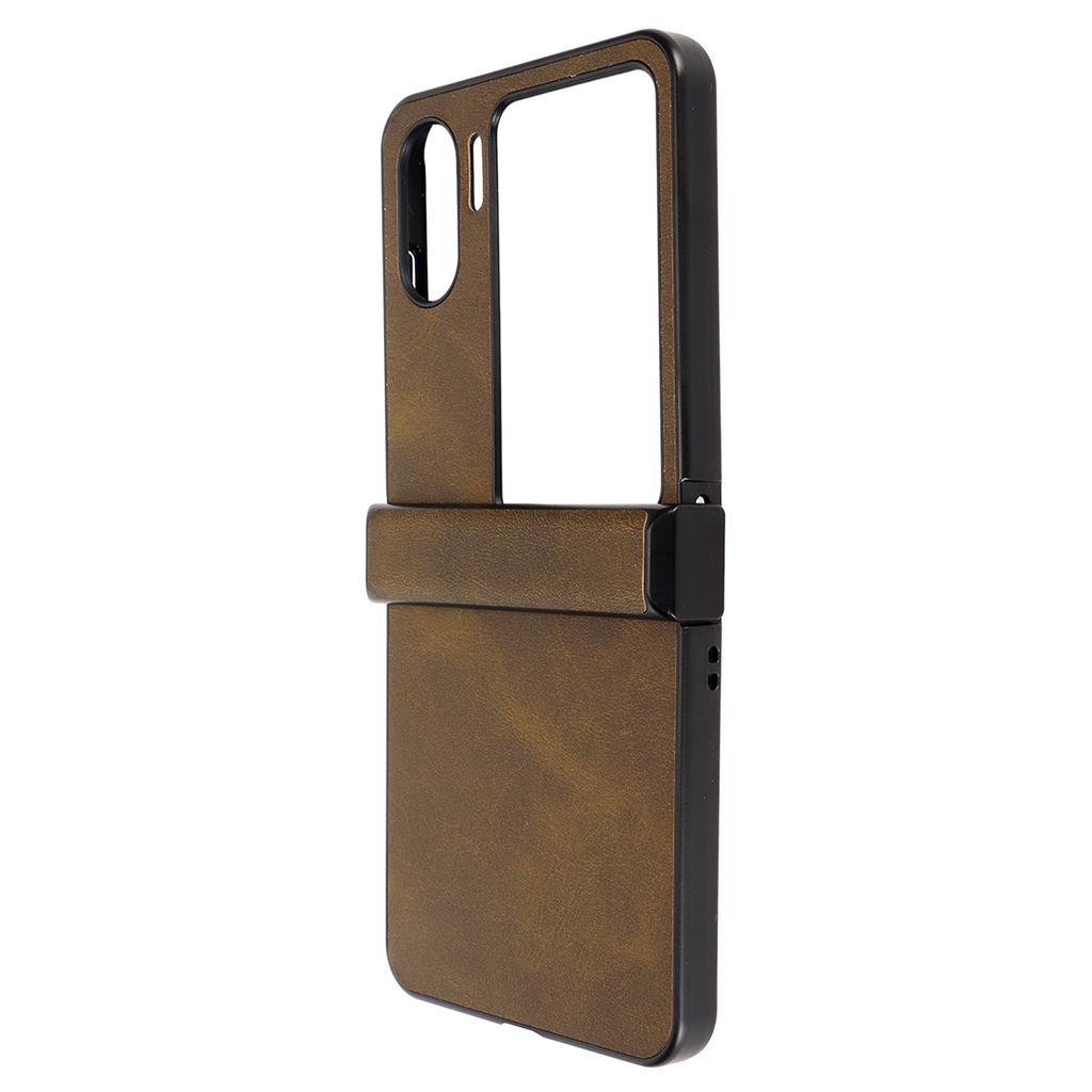Case for Oppo Find N2 Flip Synthetic Leather Ultra Thin Shockproof Phone Protective Cover for Oppo Find N2 Flip
