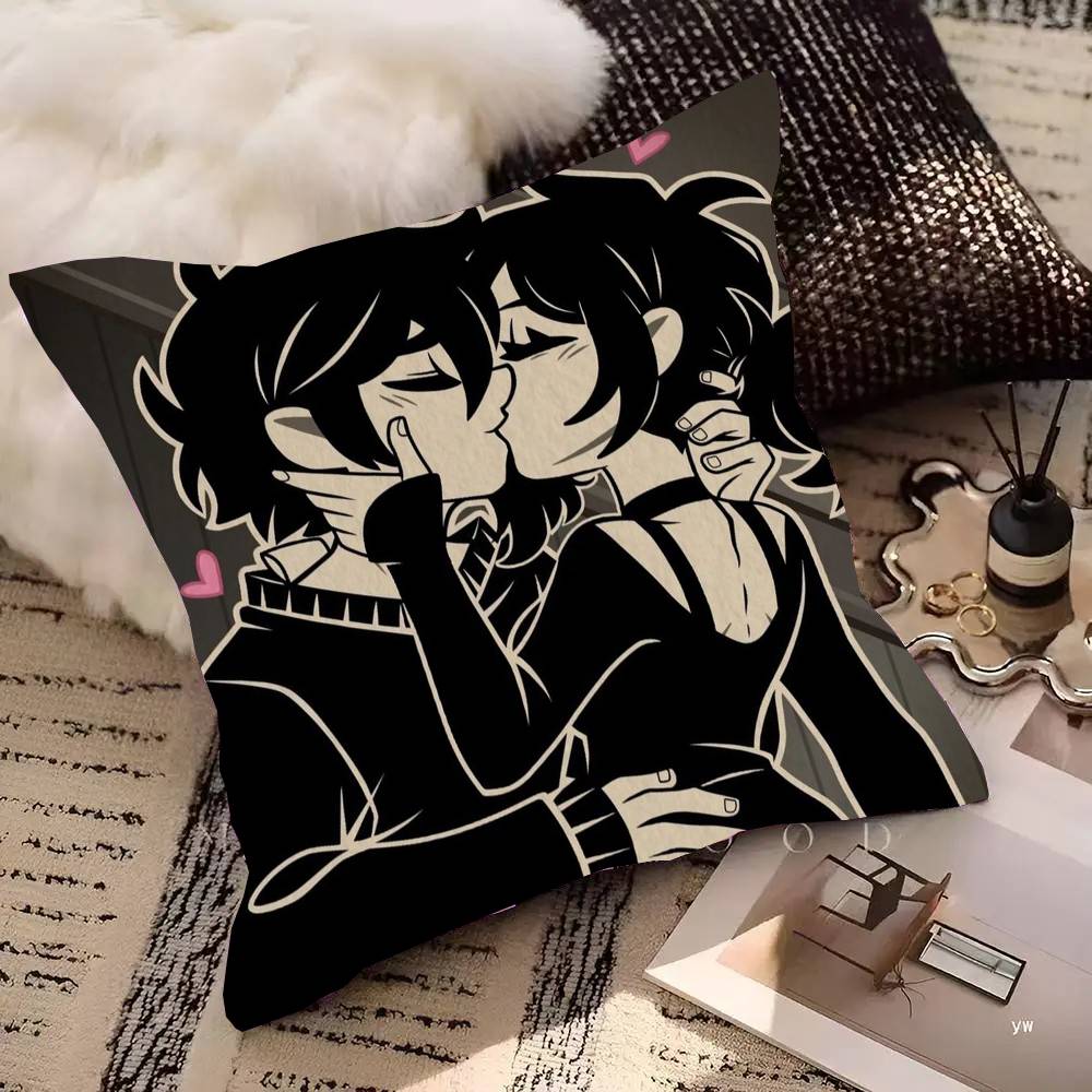 The Coffin Of Andy And Leyley Game Pillow Case Fashion Square Pillowcase Bedroom Sofa Room Ins Decoration Leisure