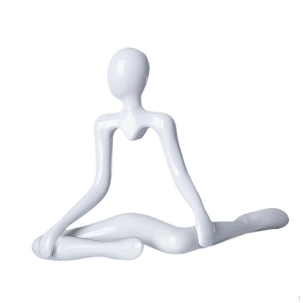 Thinker Statue Abstract Sculpture Art Crafts Decorative Figurine Tabletop Ornament for Fireplace