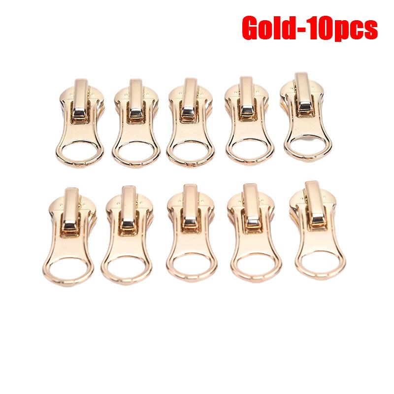 

10 шт., набор для мгновенного ремонта зубов, сменный сменный сменный слайдер на молнии золотой