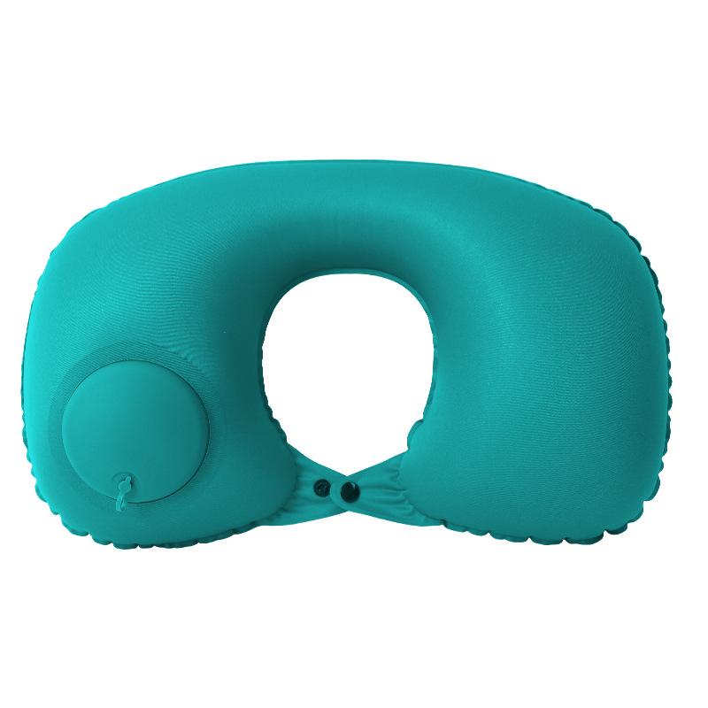 Custom Inflatable U-Shaped Travel Neck Pillow for Car & Airplane