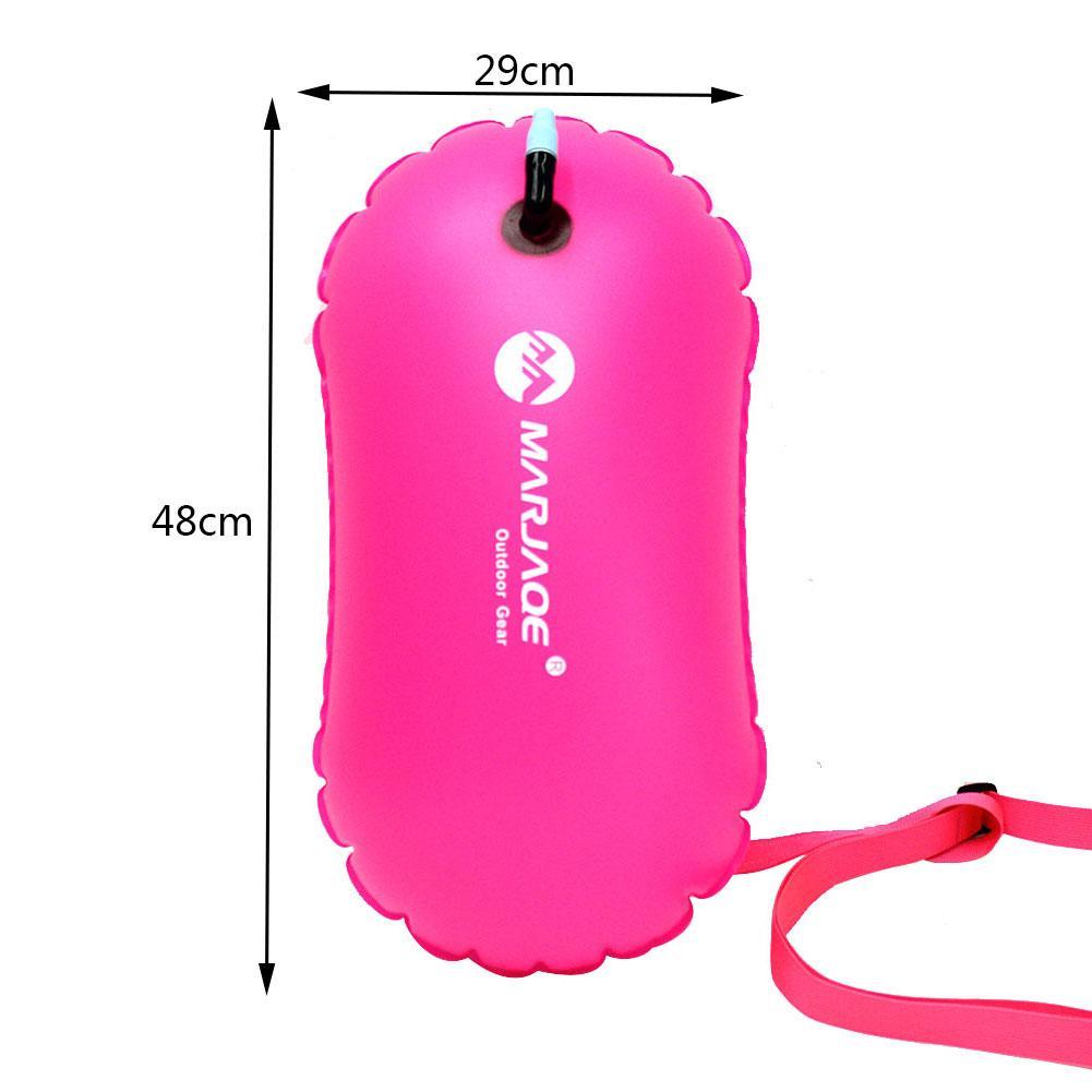 Swimming Lifesaving Drifting Bag Multifunction Swim Float Bag PVC High Visibility Inflatable Waterproof Outdoor Safety Bag