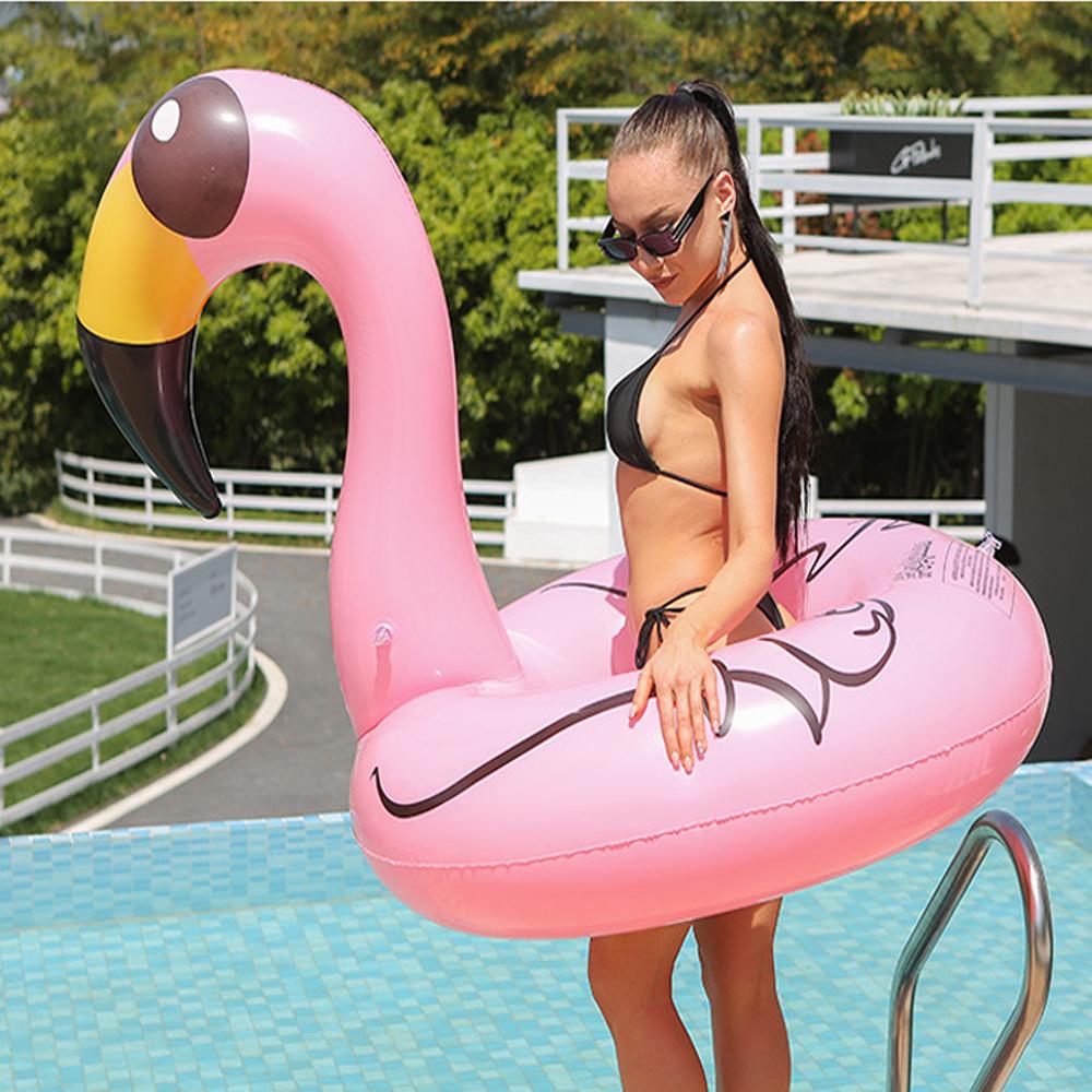 Schwimmring für Erwachsene Flamingo Schwimmring 110 Aufblasbares Schwimmtier für Erwachsene Pinker Schwimmring Weißer Schwan Schwimmring